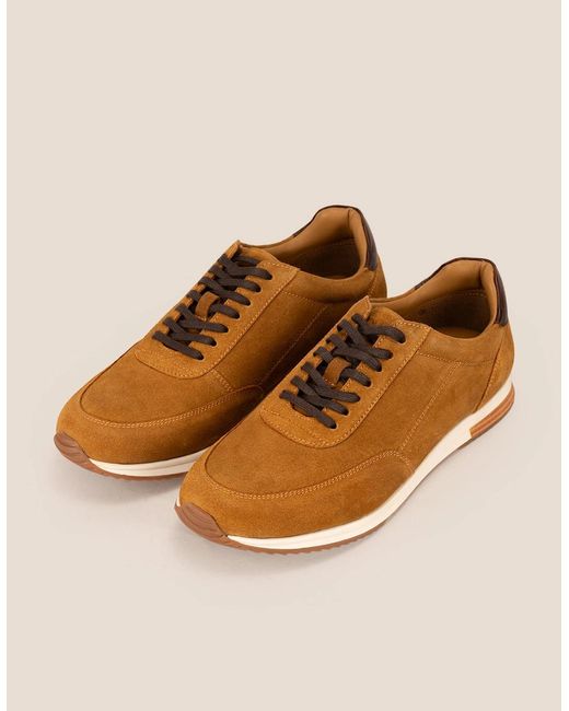 Oswin Hyde Brown Spencer Tan Suede for men