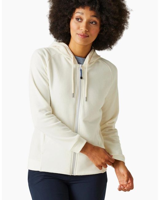 Regatta White Ladies Flamino Full Zip Fleece Jacket