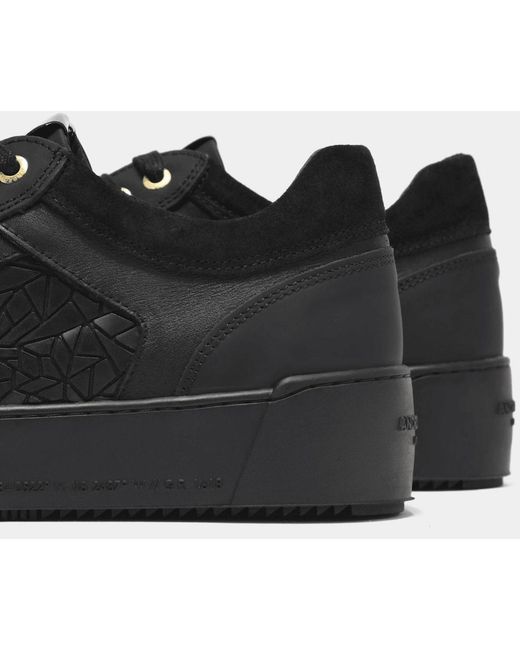 Android Homme Black Venice Rubberised Mosaic Sneaker Trainer for men