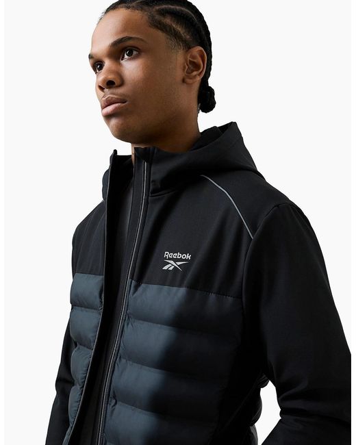 Reebok Blue Herston Hybrid Jacket for men