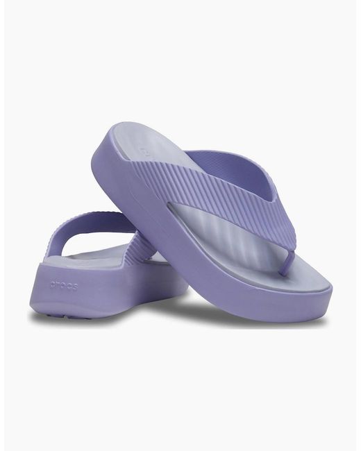 CROCSTM Blue Getaway Platform Synthetic Mystic Sandals