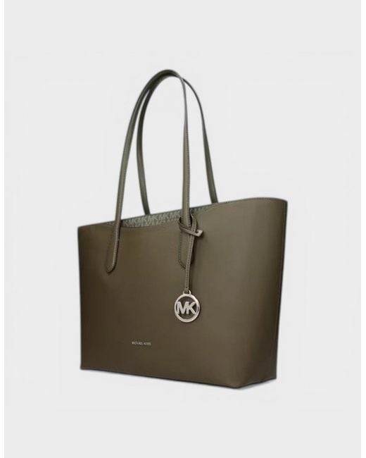 Michael Kors Natural Zip Shopper Tote Bag