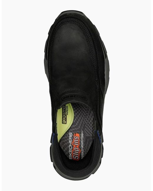 Skechers Blue Slip Ins Respected Elgin 204810 for men