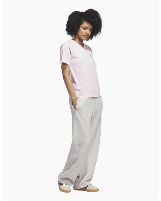 Adidas Pink Slide V Neck T-Shirt for men