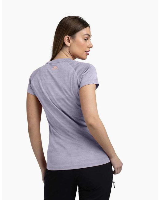 Trespass Purple Ladies Vickland Tp75 Active T-Shirt