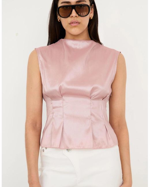 No Emotions UK Pink The Gigi Top