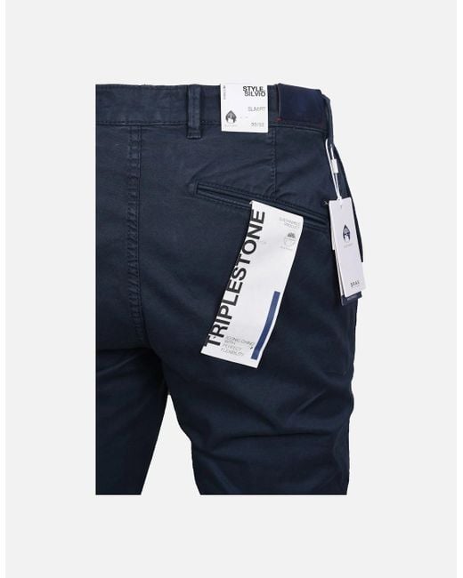 Brax Blue Silvio Slim Chino
