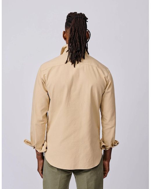 aubi Natural Henderson Canvas Overshirt for men