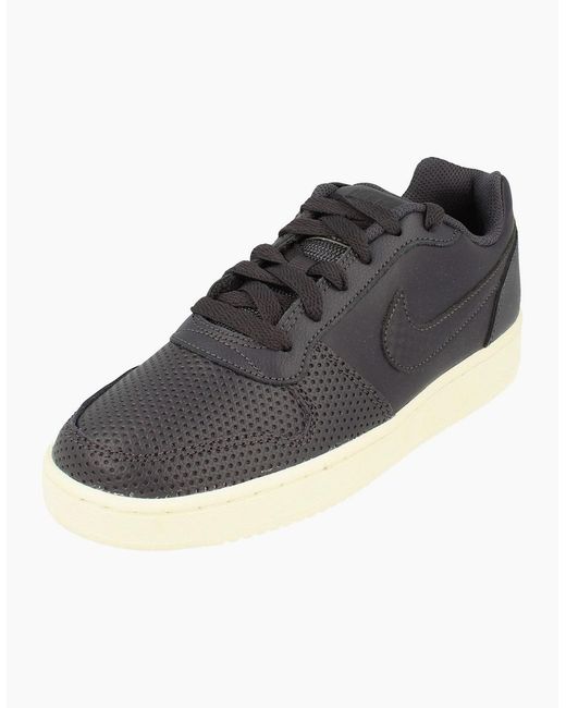 Nike Black Ebernon Low Prem Trainers Aq2232 002