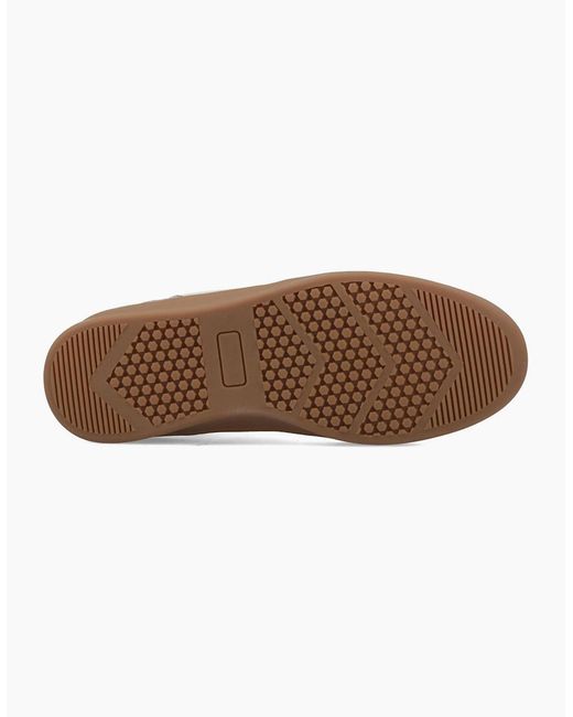 Hush Puppies White Maura Suede Trainers