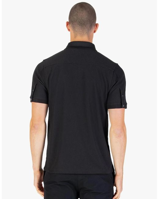 Luke 1977 Black Luke1977 Penrith Zip Polo Shirt