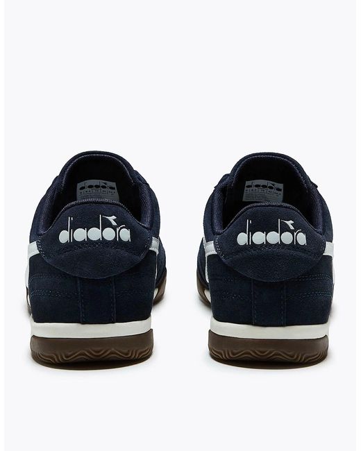 Diadora Blue Seoul Suede Sneakers for men