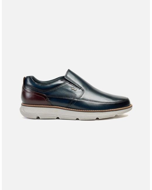 Pod Blue Fowler Leather Loafers for men