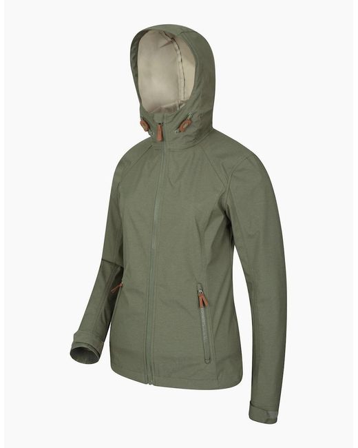 Mountain Warehouse Green Ladies Iona Soft Shell Jacket