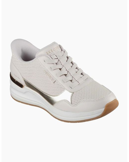 Skechers White Billion 2 Top-Tier Natural Trainers