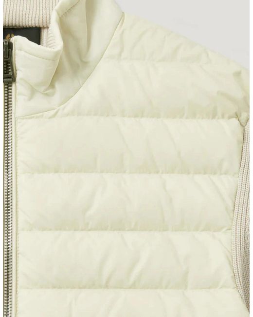 Belstaff White Control Cardigan Birch for men