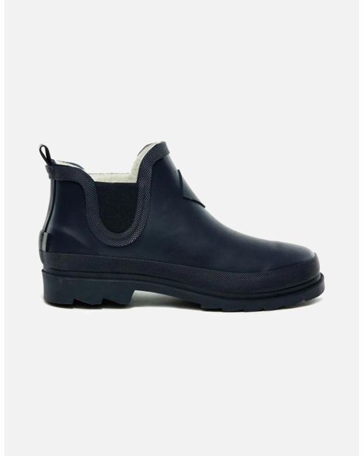 Regatta Blue Ladies Harper Faux Fur Lined Ankle Wellingtons