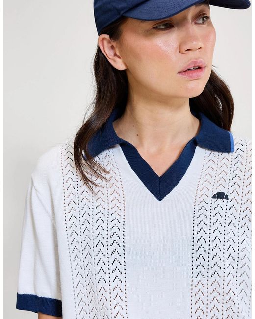 Ellesse Blue Maurices Polo Top
