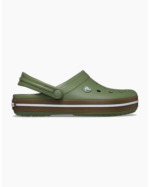 CROCSTM Green Crocband Gum Thermoplastic Cargo Trainers for men
