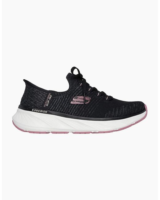 Skechers Blue Edgeride Impression Textile Trainers