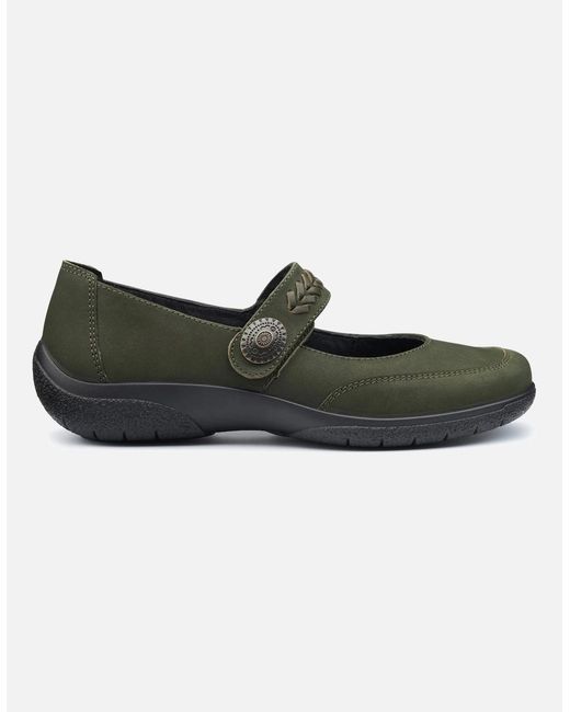 Hotter Black Honour Mary Jane Shoes