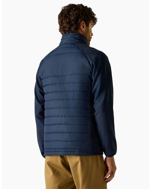 Regatta Blue Full Zip Padded Jacket for men