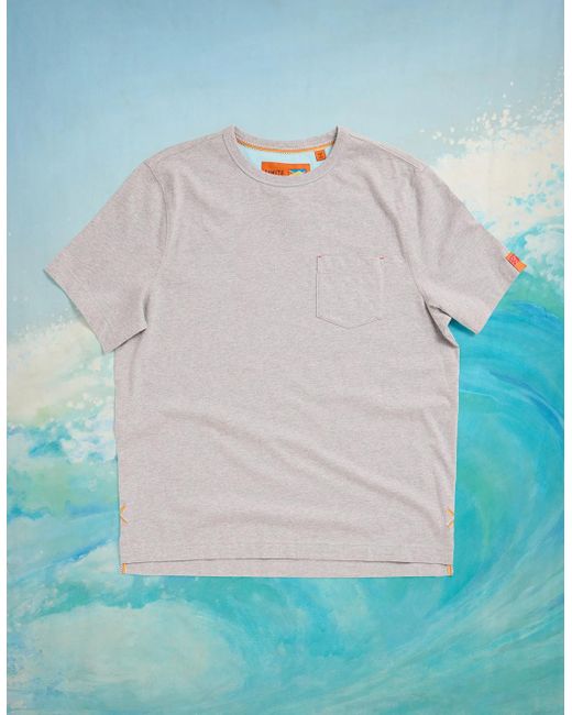 White Stuff Blue Rewind Graphic Tee Print for men