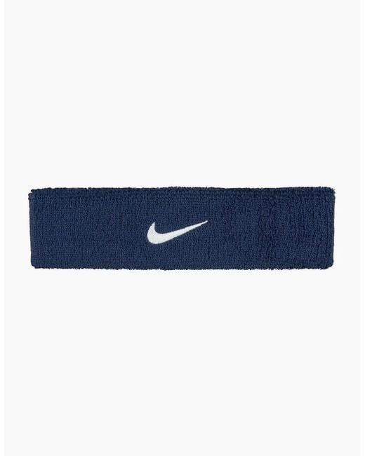 Nike Blue Swoosh Headband for men