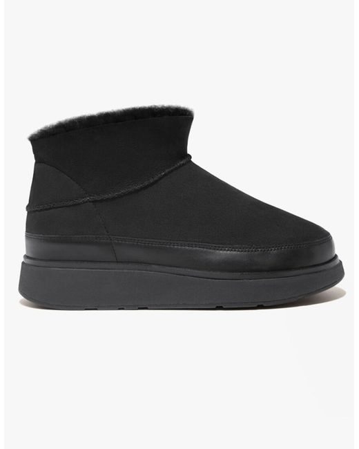 Fitflop Black Gen-Ff Ultra-Mini Boots All