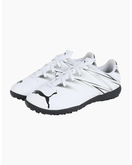 PUMA White Attacanto Turf Training Football Boots for men