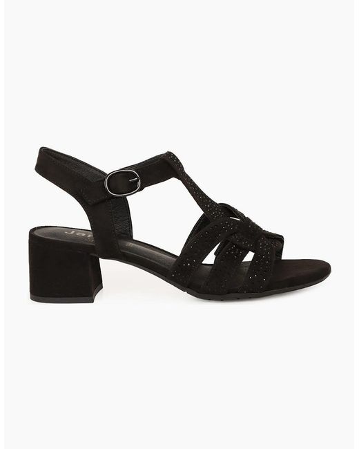 Softline Black Georgia Sandals