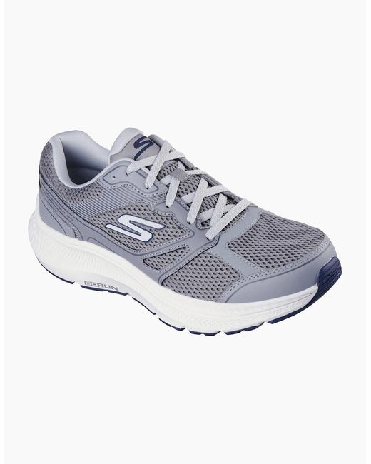 Skechers Blue Go Run Consistent 2.0 Mapleton Leather Trainers for men