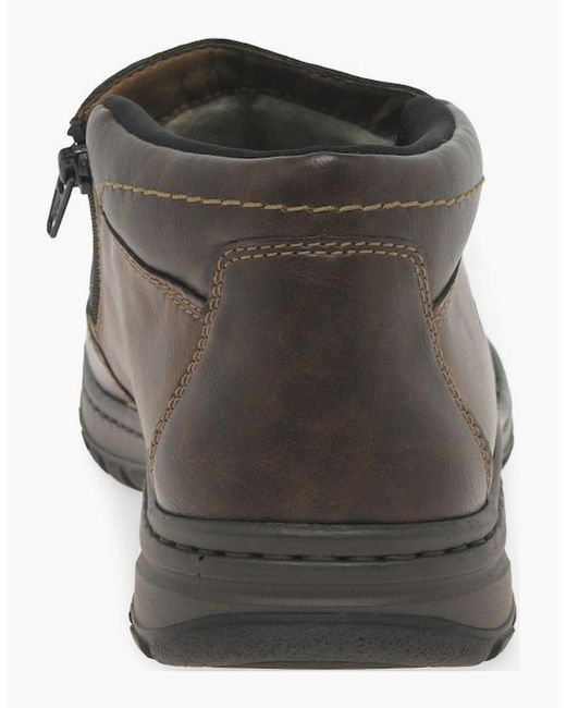 Rieker Brown Robbie Boots for men