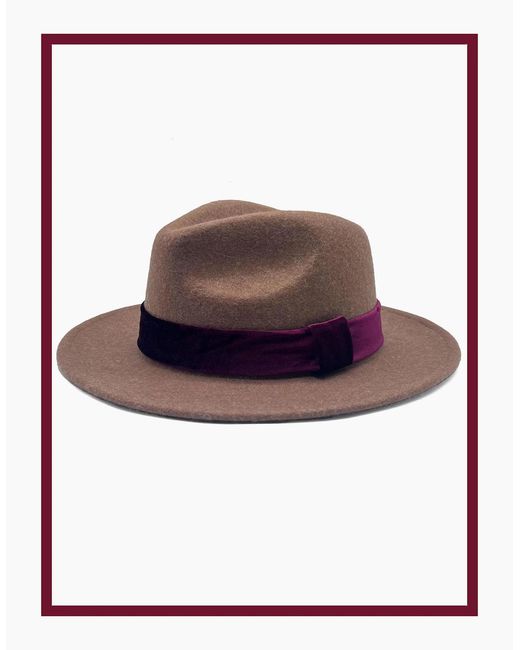 Nooki Design White Frankie Wool Fedora