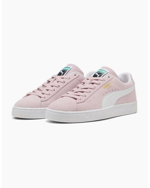 PUMA Pink Classic Suede Misty/ Trainers