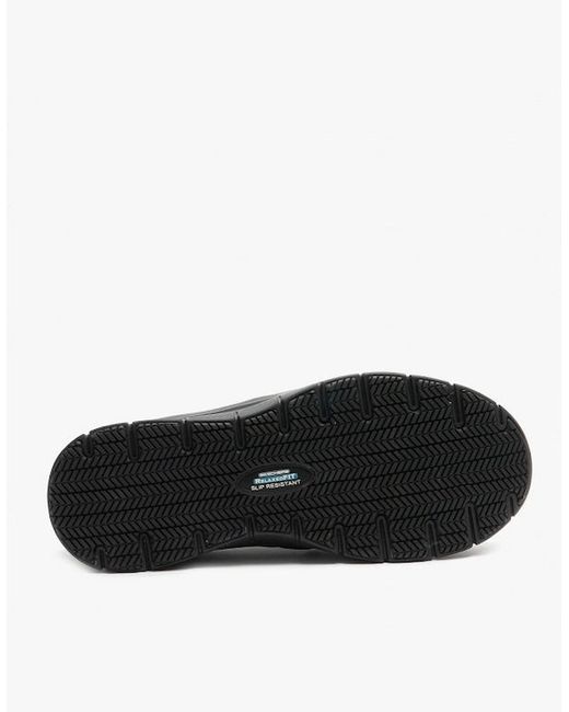 Skechers Black Work 77071Ec Flex Advantage for men
