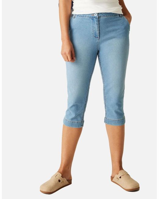 Regatta Blue Ladies Bayletta Capri Trousers