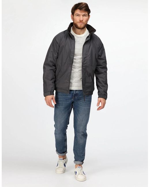 Regatta Gray Dover Waterproof Windproof Jacket for men