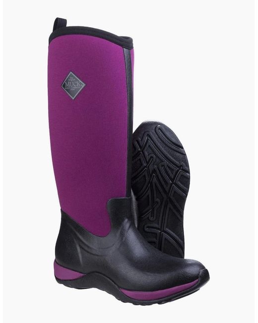Muck Boot Purple Arctic Adventure Wellingtons