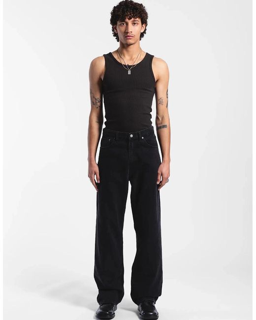 Dr. Denim Black Omar Relaxed Denim