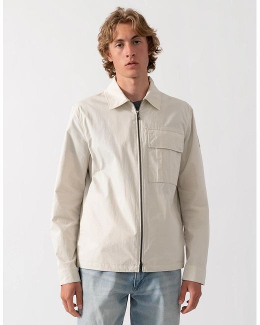 Belstaff Natural Cargo Overshirt for men