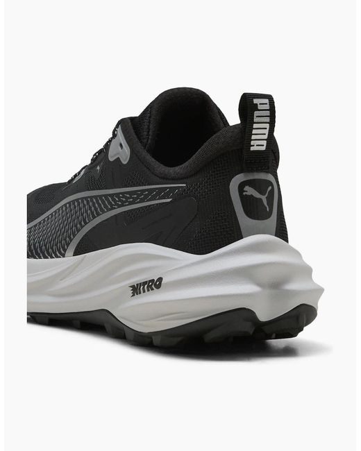 PUMA Black Voyage Nitro 4 Off Road Trail Running Shoes