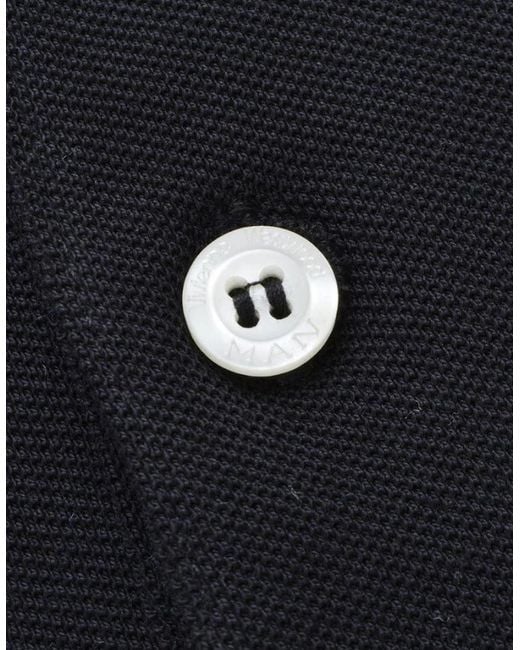 Vivienne Westwood Black Contrasting Collar Polo Shirt for men