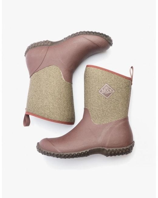 Muck Boot Brown S Muckster Ii Mid Rubber Short Boots Raisin