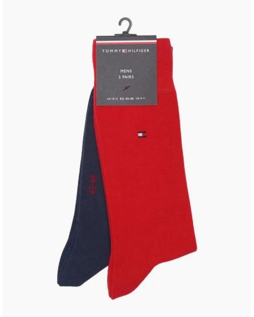 Tommy Hilfiger 2-Pack Classic Embroidered Logo Socks, Tommy Original for men