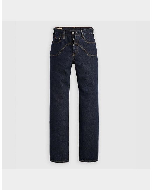 Levi's Blue 501 90S Western Five Pocket Jeans