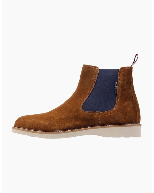 Ben Sherman Brown Hampton Suede Tan Boots for men