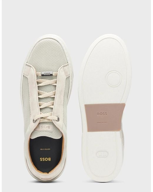 Boss White Gary Sneakers for men