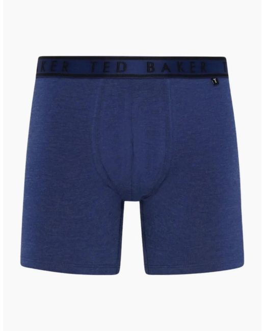 Ted Baker Blue 3-Pack Geo Print Boxer Briefs for men