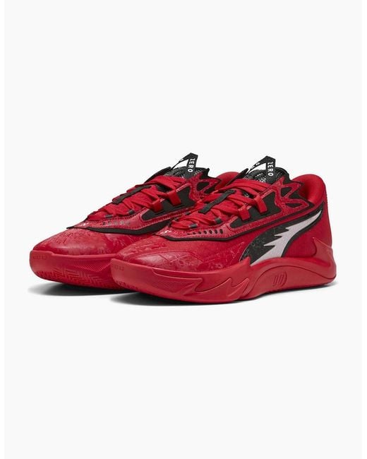 PUMA Red Scoot Zeros Ii Odd Cit Basketball Trainers for men